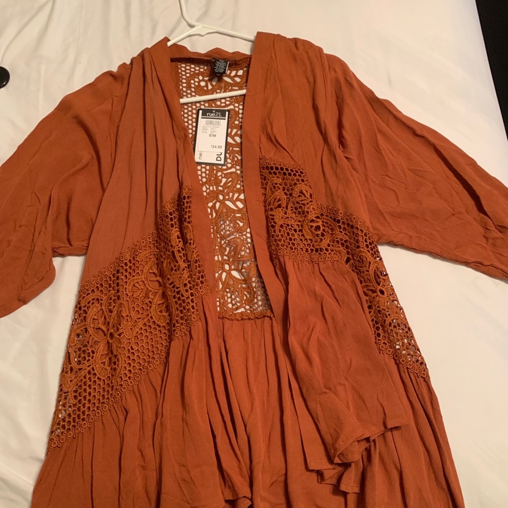 Brown cardigan new with tag